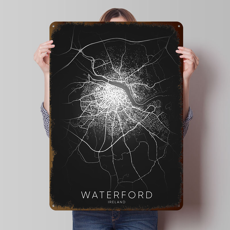 Retro Gaming Ireland - ملصق مطبوع من Waterford Ireland مخصص