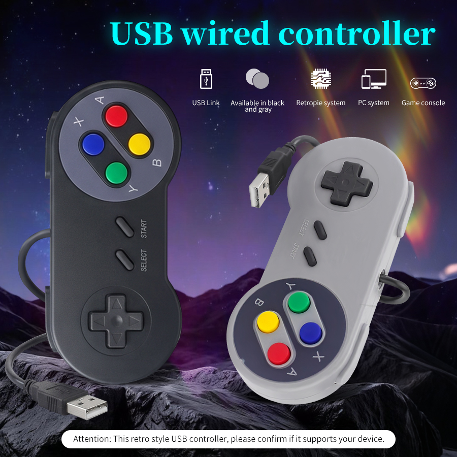 Raspberry Pi Retropie - وحدة تحكم ألعاب USB كلاسيكية متوافقة