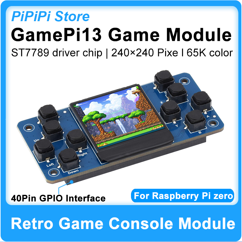 Raspberry Pi Retropie - وحدة تحكم ألعاب ريترو GamePi13 مع