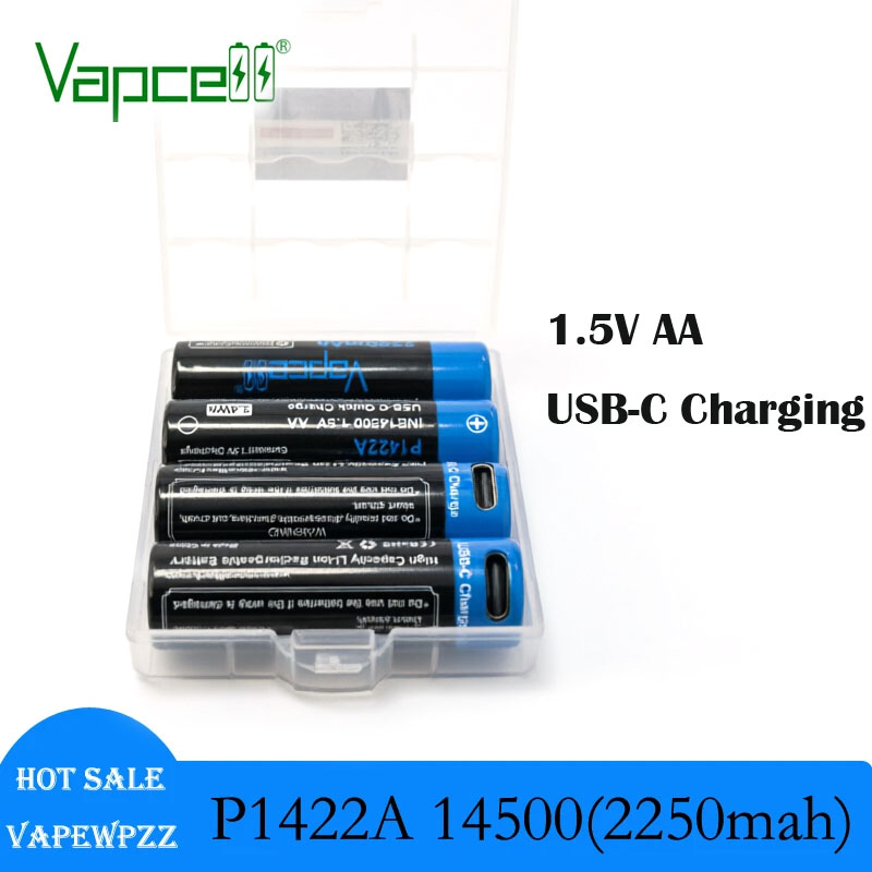Rechargeable Battery Aa - بطارية قابلة للشحن Vapcell P1422A 1.5V