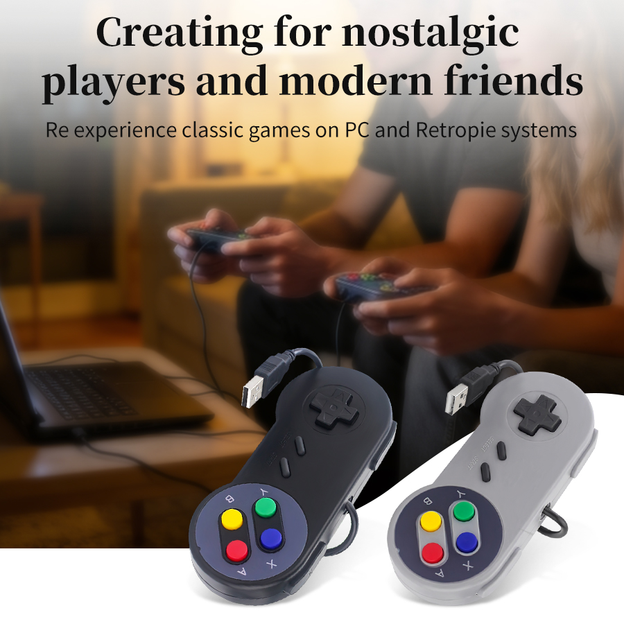 Raspberry Pi Retropie - وحدة تحكم ألعاب USB كلاسيكية للكمبيوتر