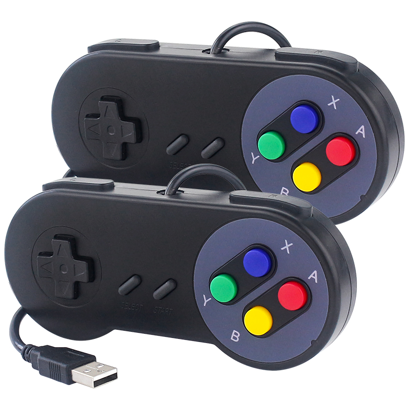 Raspberry Pi Retropie - وحدة تحكم ألعاب USB سلكية للكمبيوتر،
