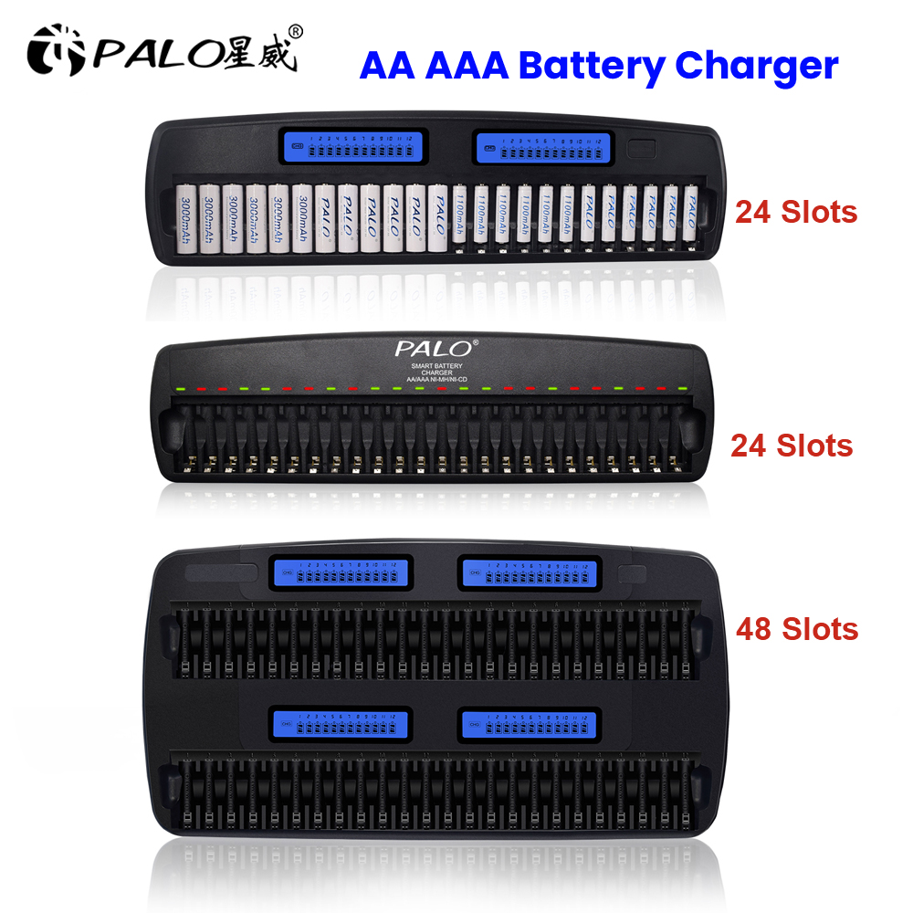 Rechargeable Battery Aa - شاشة AA شاحن بطارية ذكي ،