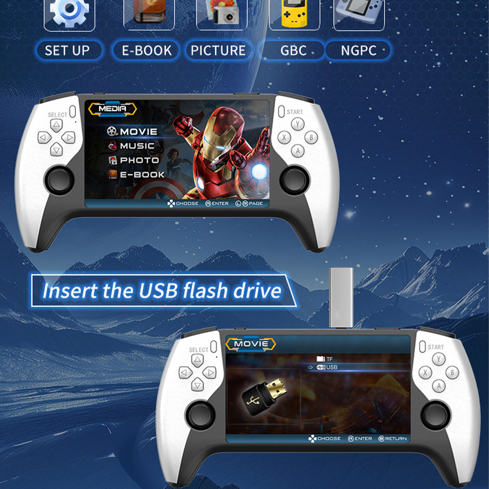 جهاز ألعاب محمول جديد SF3500 ب - مراجعة Retro Gaming In 2026 وسعره