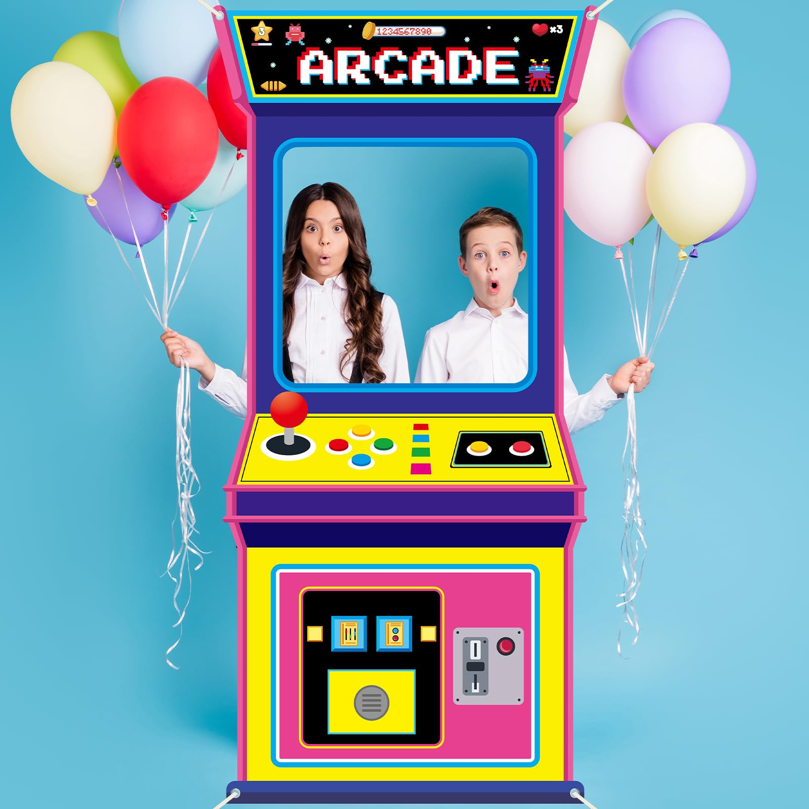 خلفية تصوير قماشية بتصميم ألعا - مراجعة Retro Gaming Videos وسعره