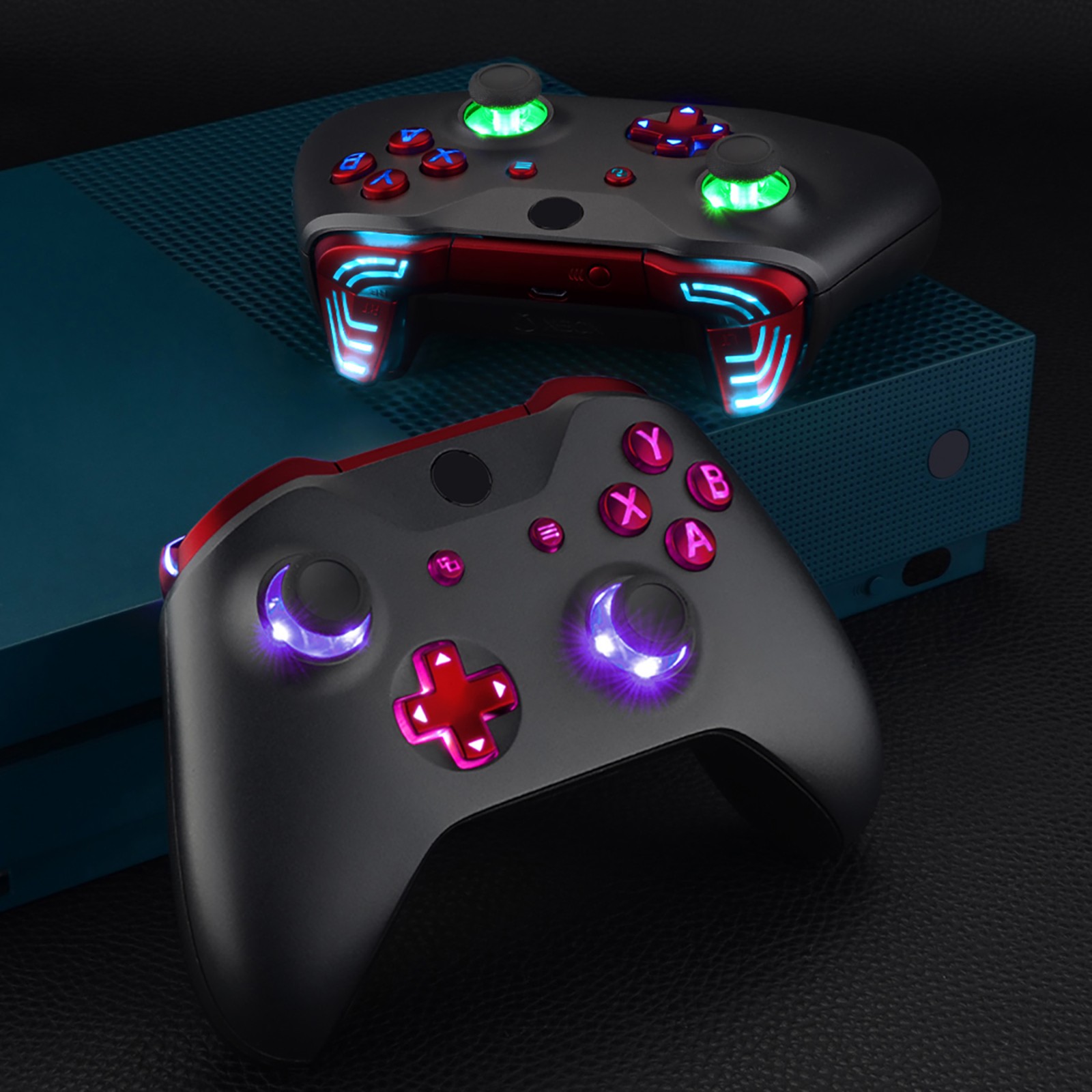 طقم LED مضيء لـ Xbox One, S و  - مراجعة Retro Gaming Xbox One وسعره