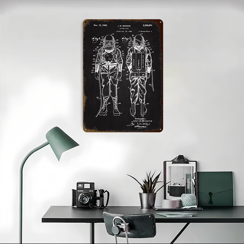 ملصق معدني بتصميم براءة اختراع - مراجعة Retro Gaming At Home وسعره