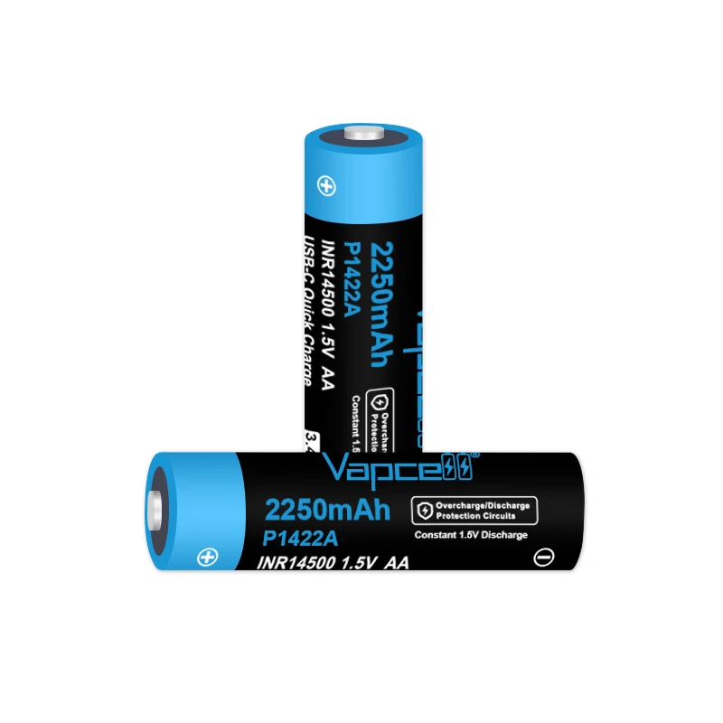 بطارية قابلة للشحن Vapcell P14 - مراجعة Rechargeable Battery Aa وسعره
