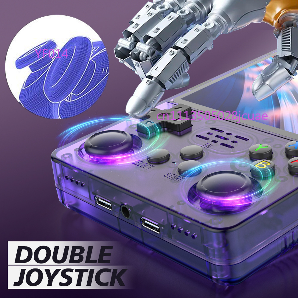 جهاز ألعاب محمول R36Plus مفتوح - مراجعة Retro Gaming System وسعره