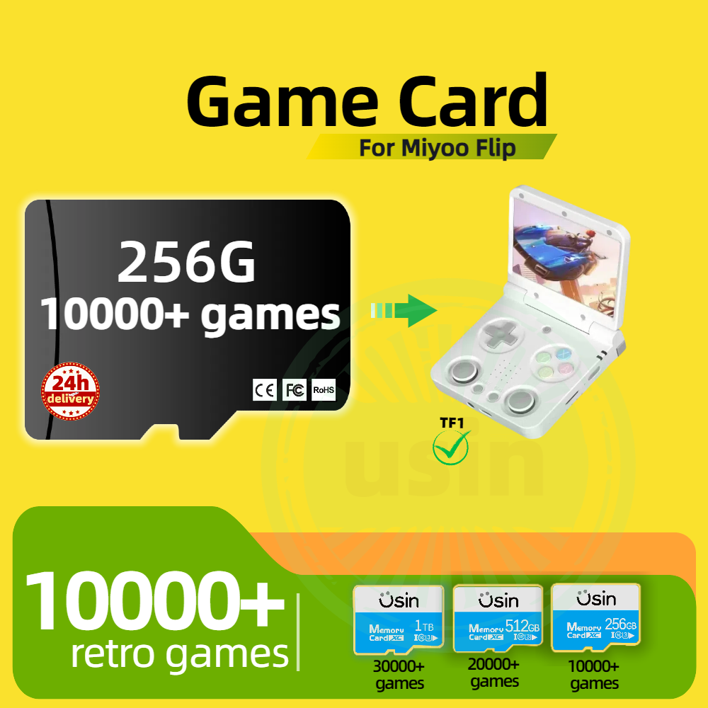 بطاقة الألعاب لـ Miyoo Flip 30 - مراجعة Retro Gaming System وسعره