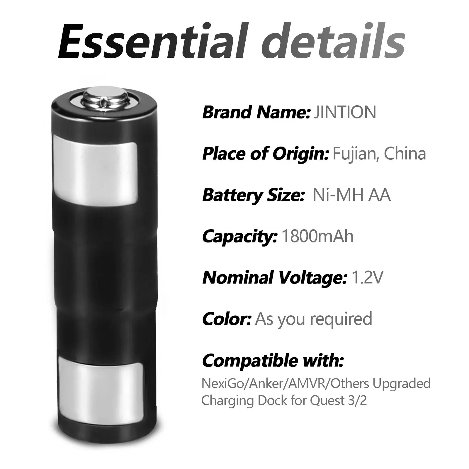 بطارية نيكل هيدروجين AA قابلة  - مراجعة Rechargeable Battery Aa وسعره