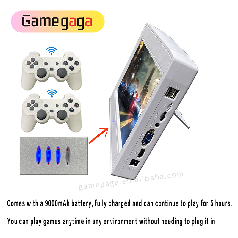 جهاز ألعاب فيديو محمول بشاشة 1 - مراجعة Retro Gaming Arcade Console وسعره