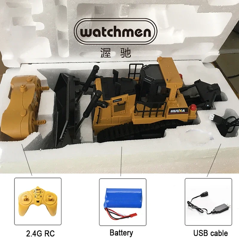 Huina 1554 1/16 RC جرافة شاحنة - مراجعة Rechargeable Battery Aa وسعره