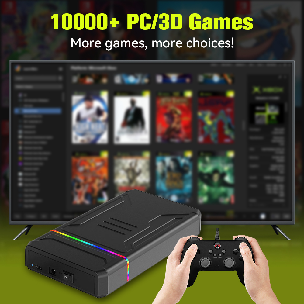 JMachen Launchbox 3 تيرابايت G - مراجعة Retro Gaming System وسعره