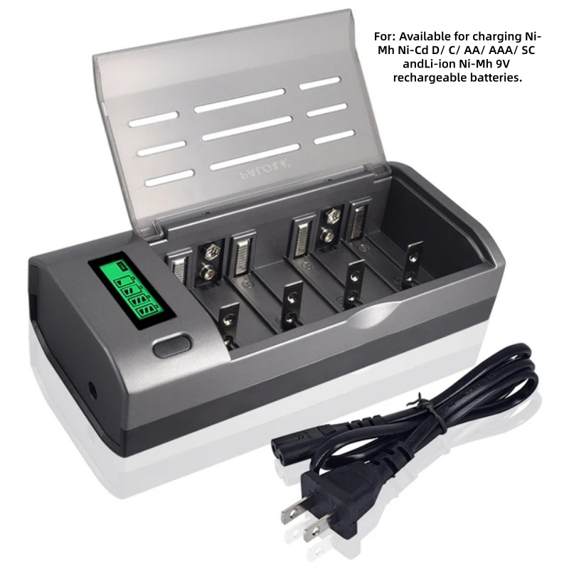 شاحن ذكي من PALO بـ 4 فتحات مع - مراجعة Rechargeable Battery Aa وسعره