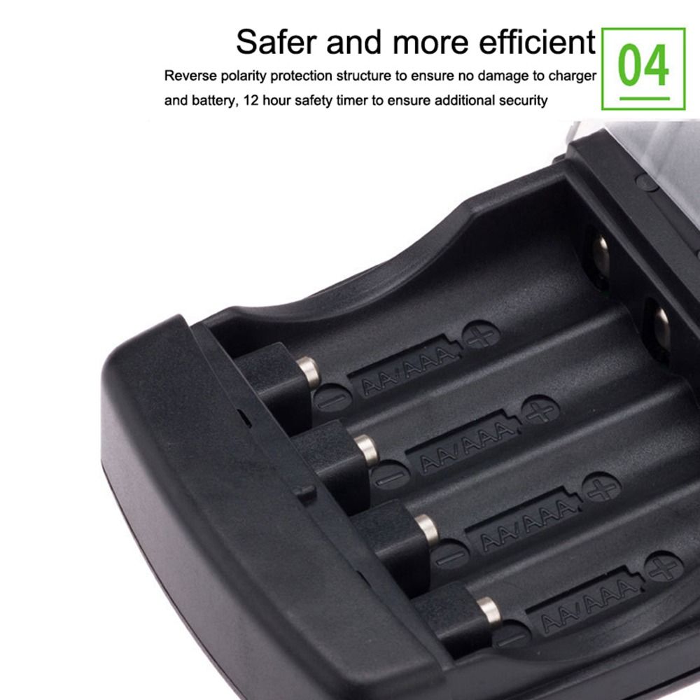 قاعدة شحن سريعة، شاحن بطارية ذ - مراجعة Rechargeable Battery Aa وسعره