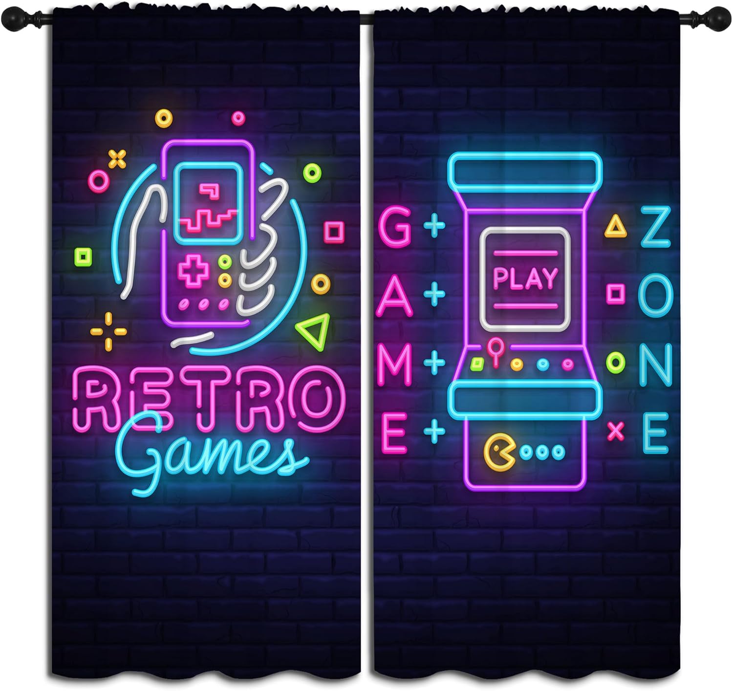 ستائر تعتيم بجيب قضيب لعبة Art - مراجعة Background Retro Gaming وسعره