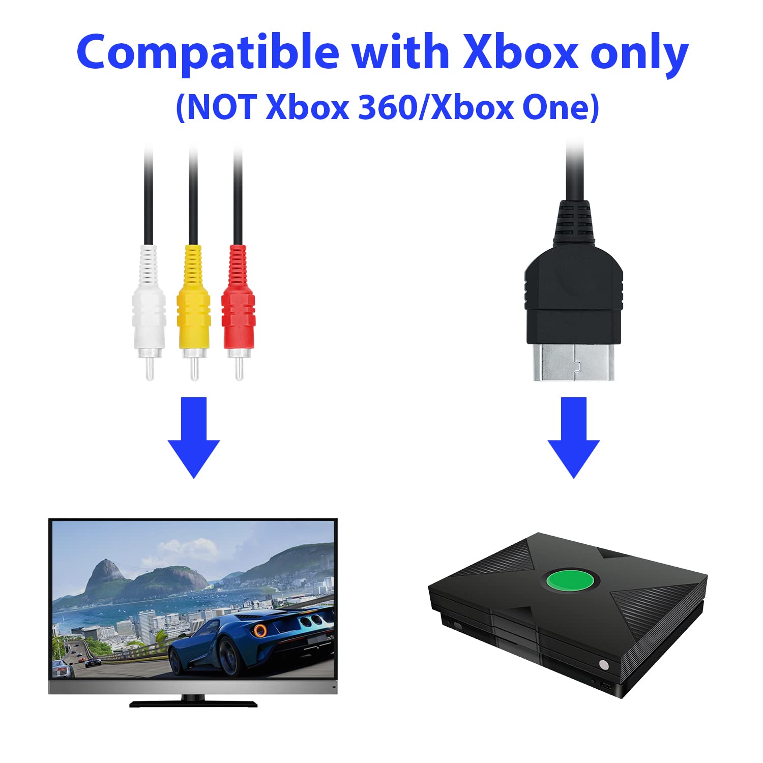 وصلة سلك كابل AV الأصلية من Xb - مراجعة Retro Gaming Xbox One وسعره
