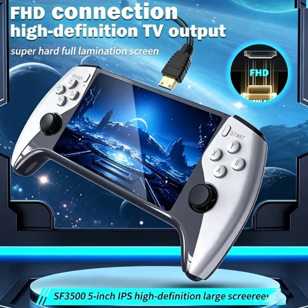 جهاز ألعاب محمول SF3500 بشاشة  - مراجعة Retro Gaming System وسعره